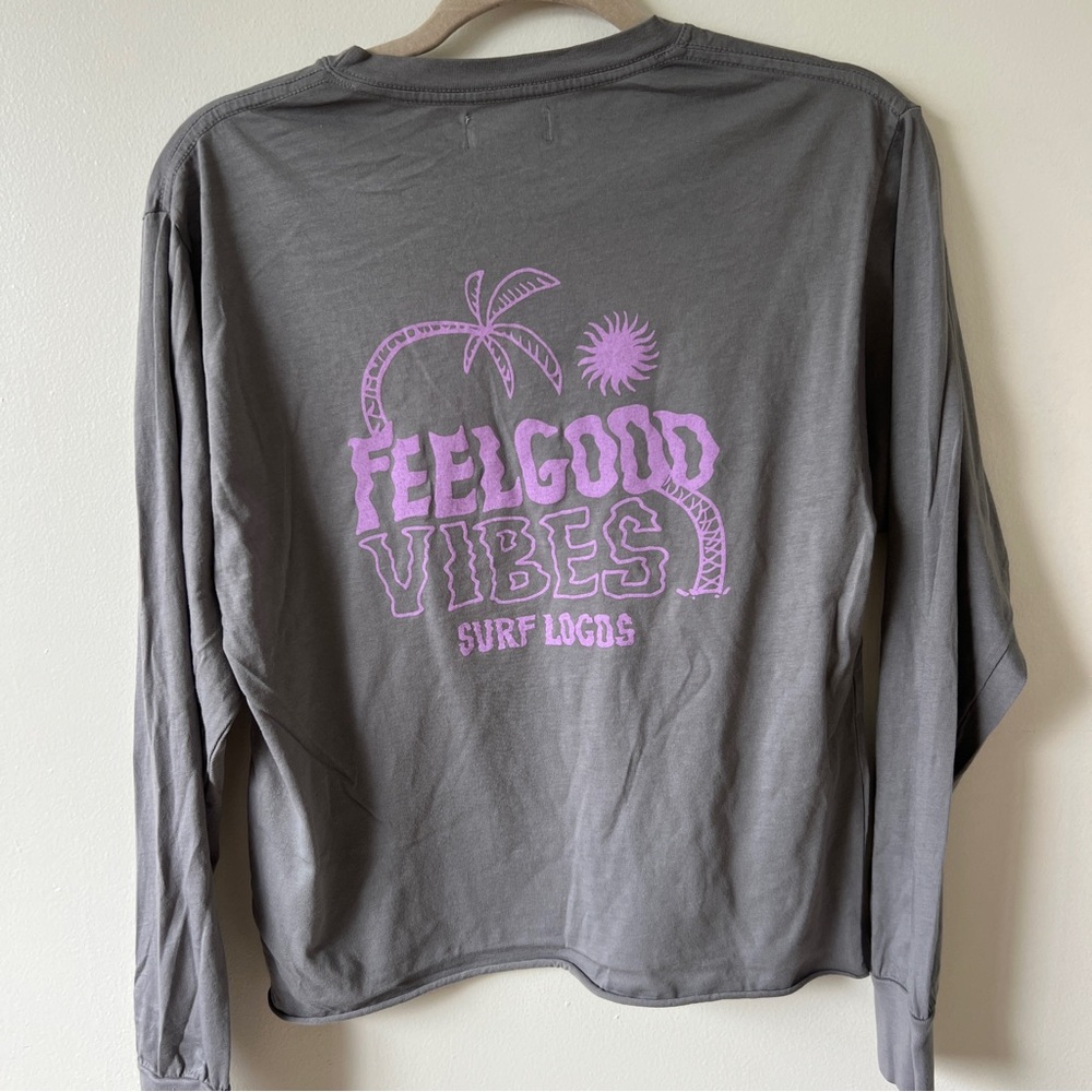 Surf locos crop long sleeve
